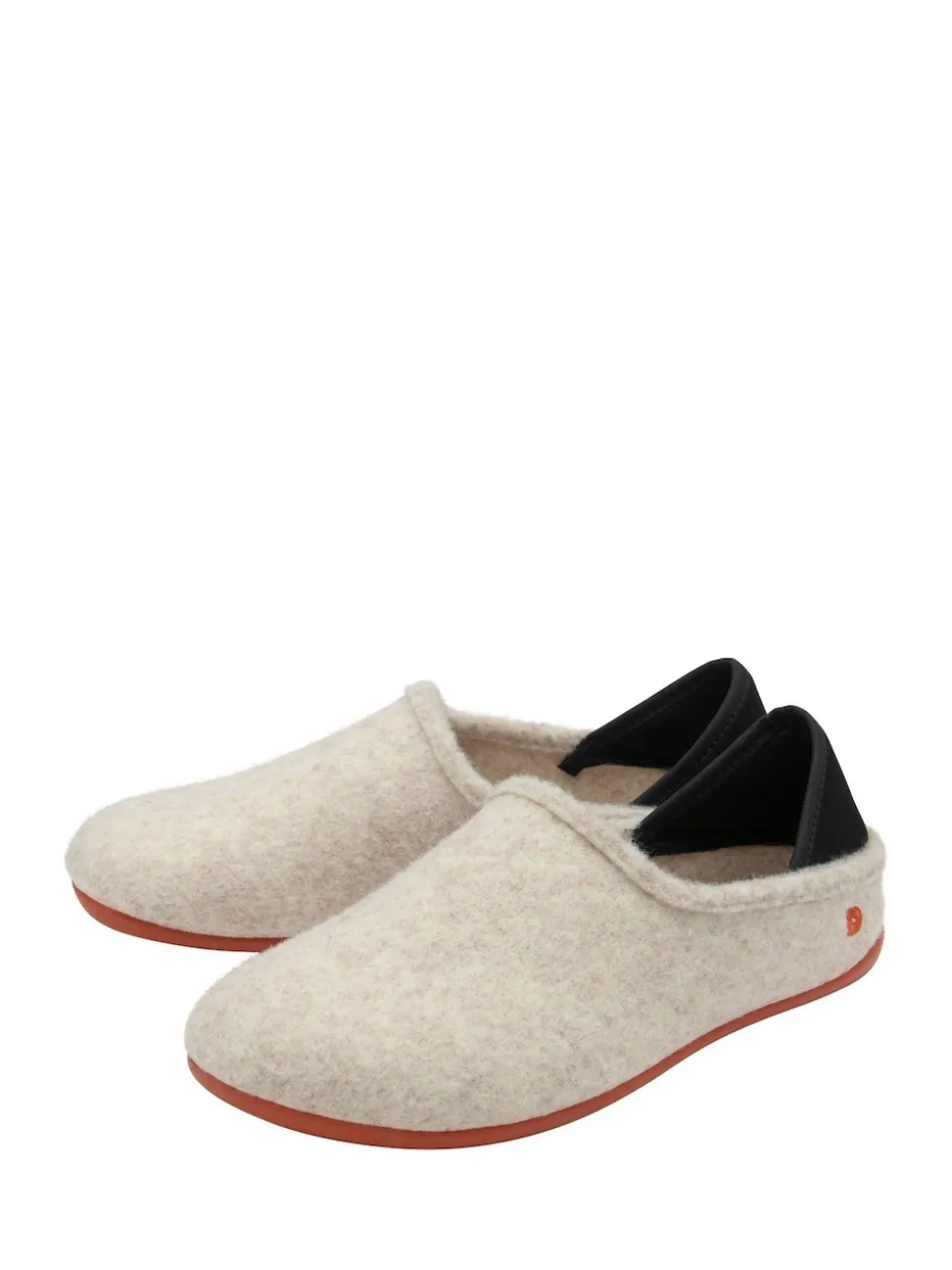 Lotus Natural Textile Flat Slippers