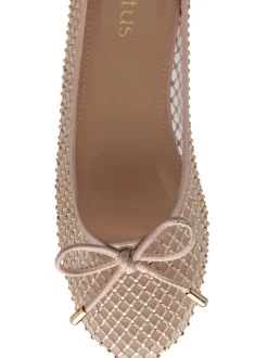 Lotus Nude Leather Casual Shoes