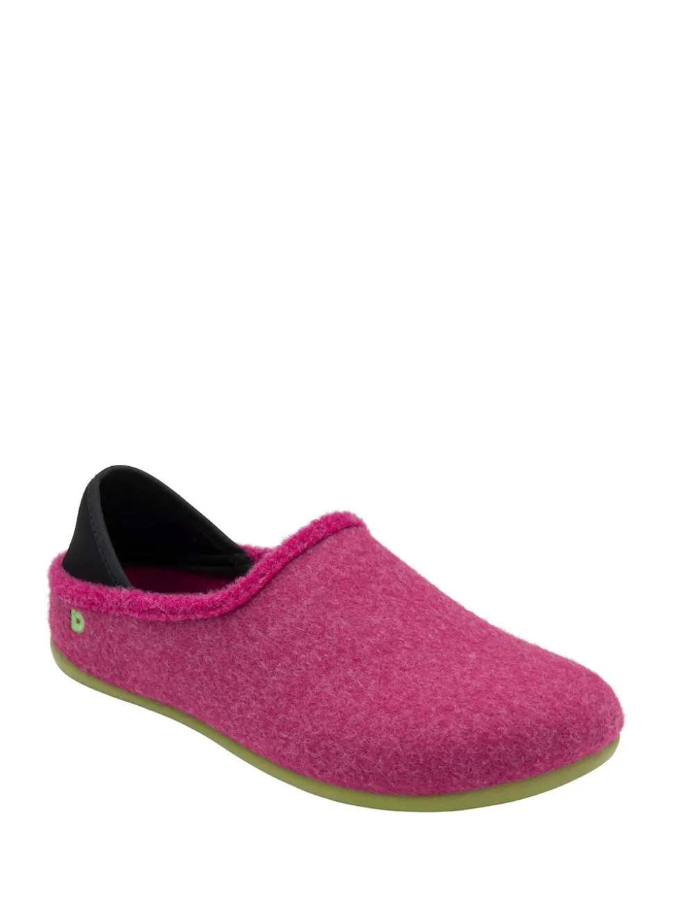 Lotus Pink Textile Flat Slippers