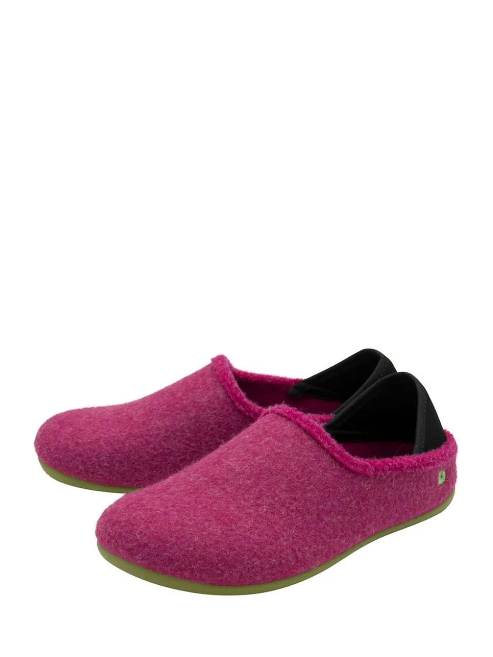 Lotus Pink Textile Flat Slippers