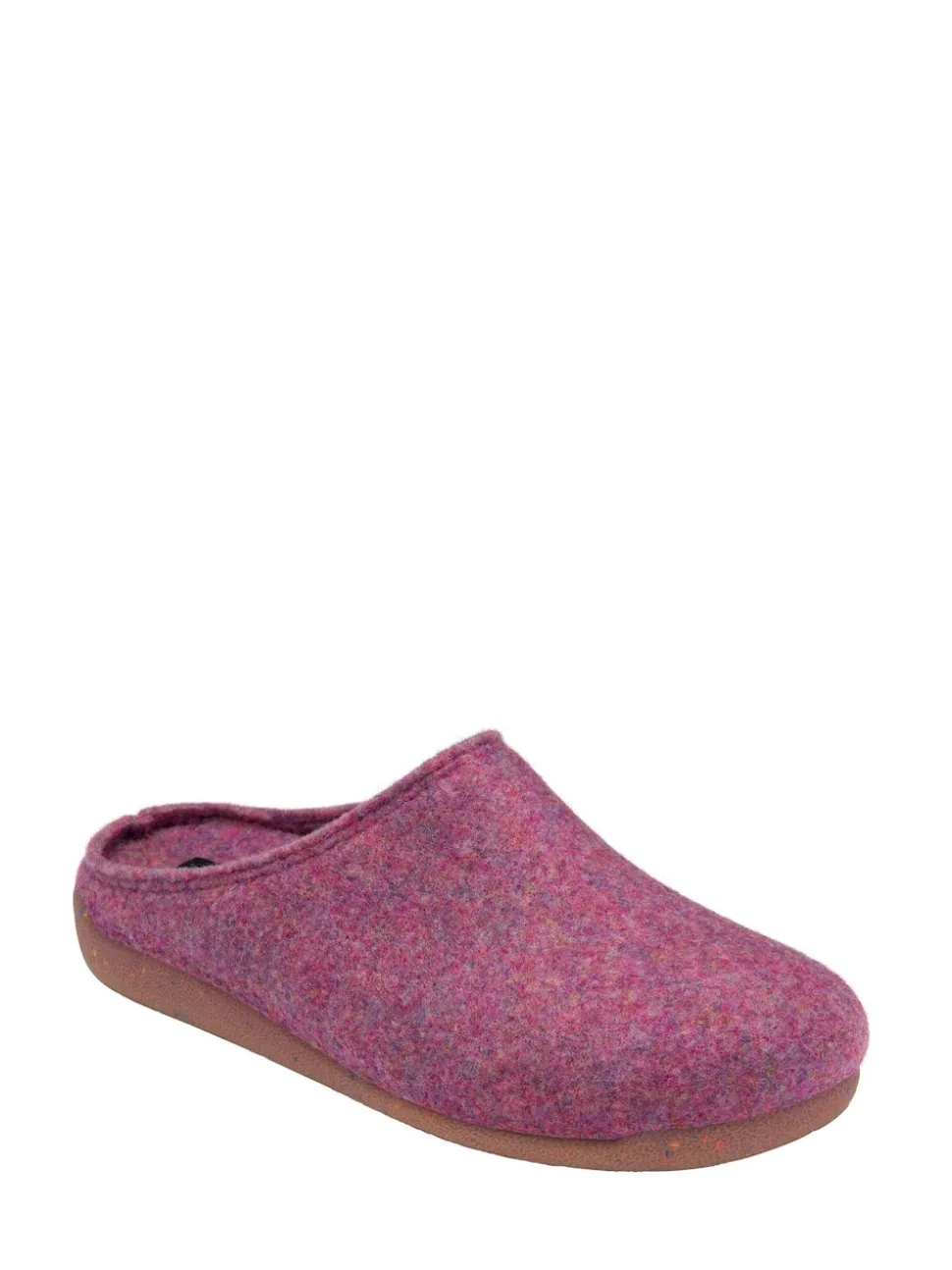 Lotus Purple Textile Mule Slippers