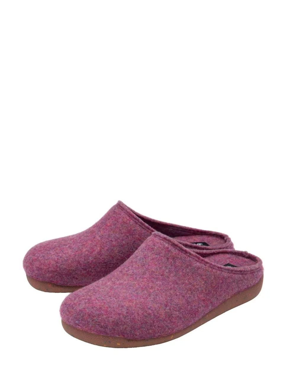 Lotus Purple Textile Mule Slippers