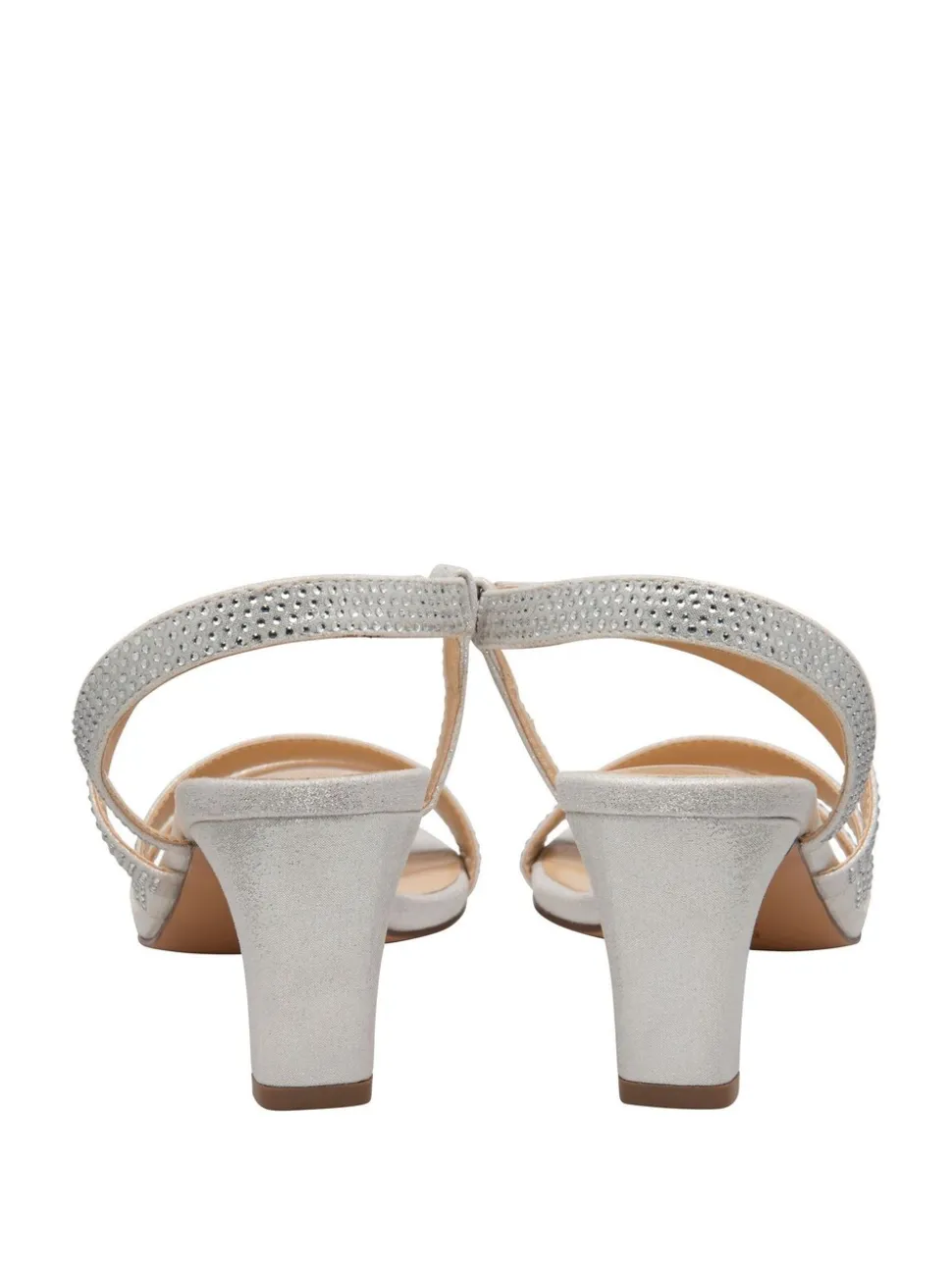 Lotus Silver Diamante Ocassion Sandals