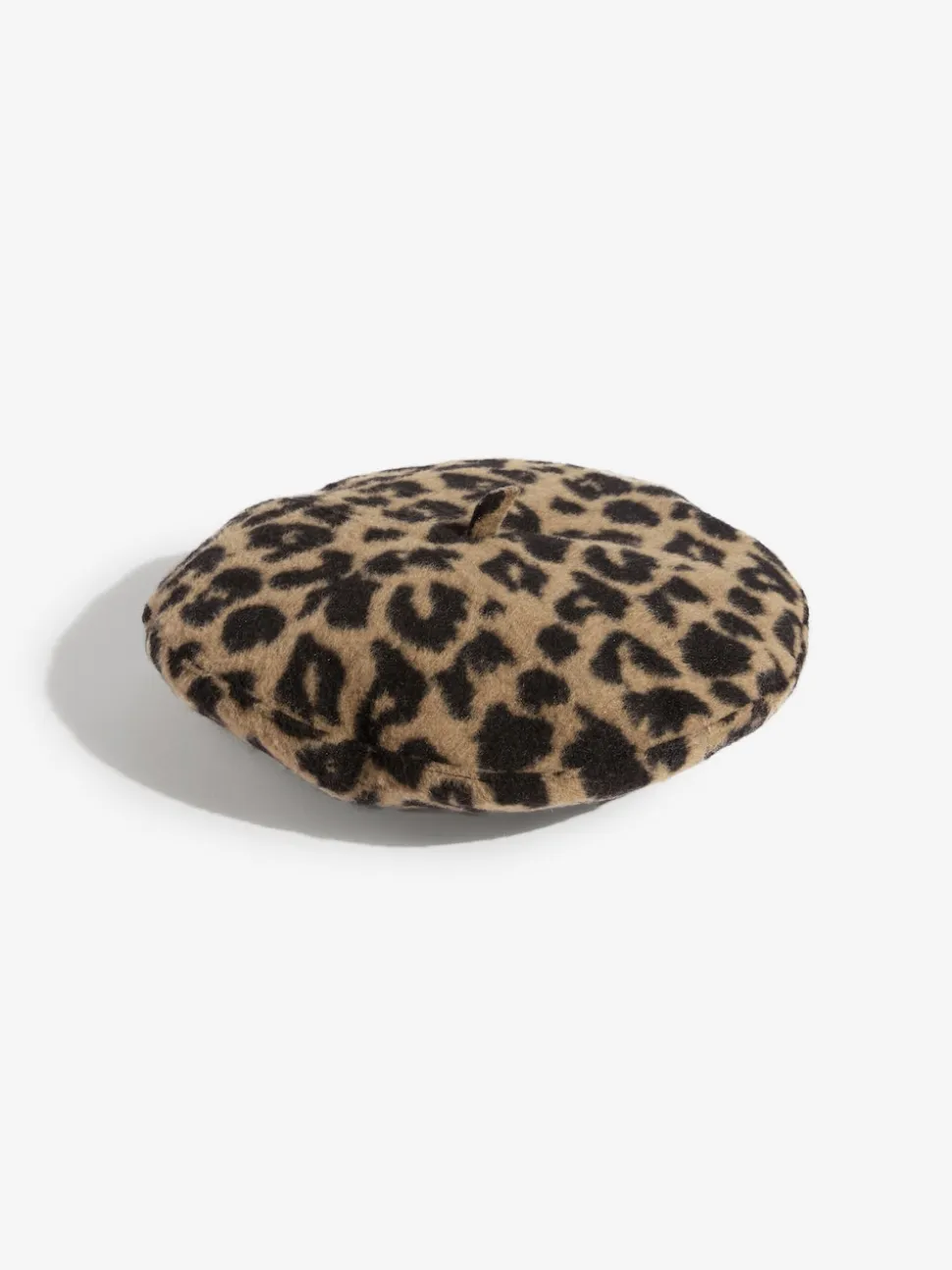 Love & Roses Leopard Beret Hat