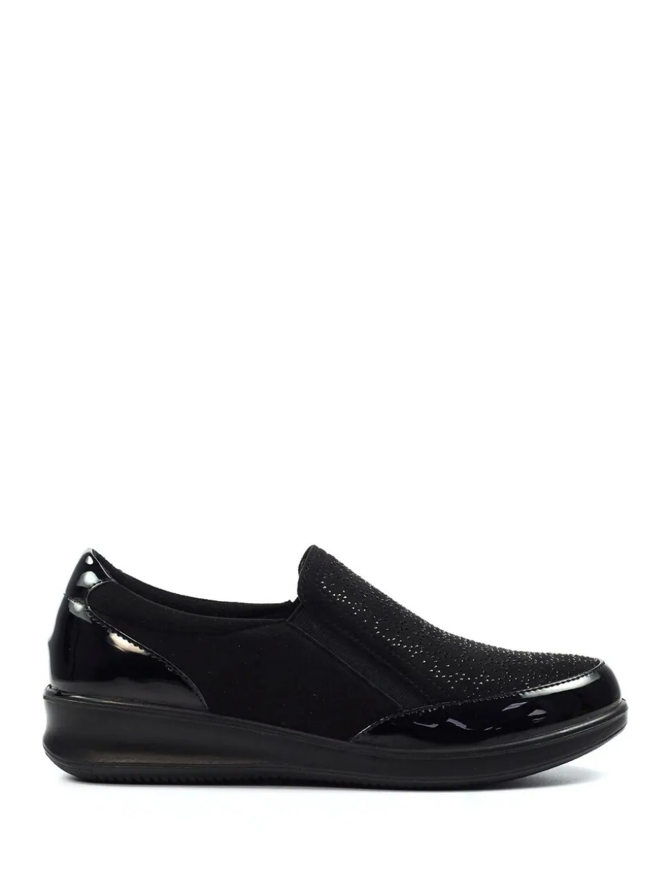 Lunar Black Hattie Wedge Shoes