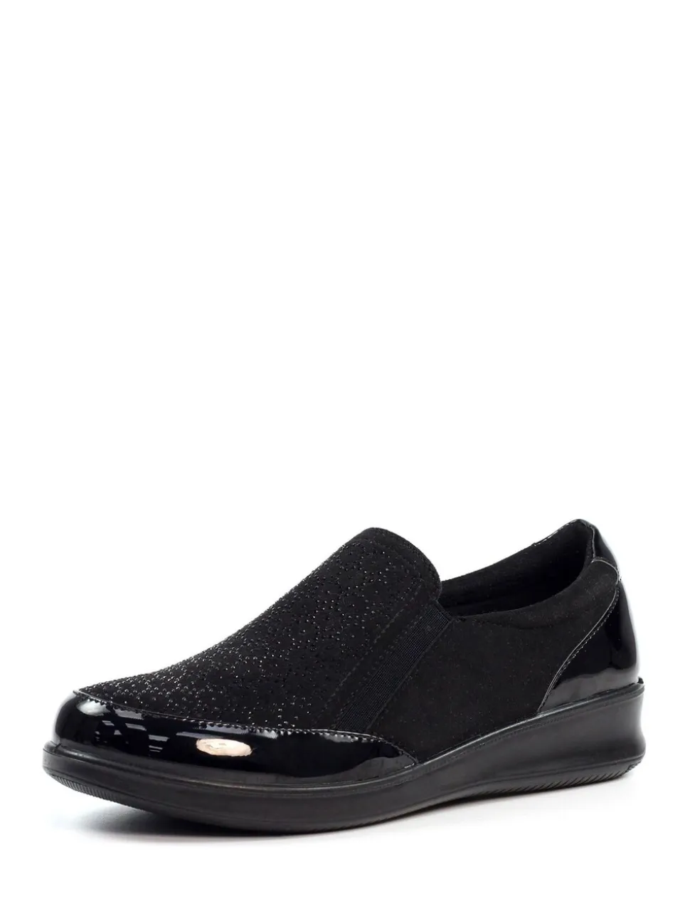 Lunar Black Hattie Wedge Shoes