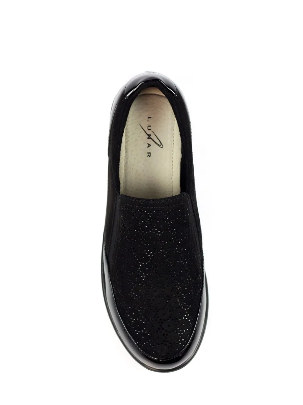 Lunar Black Hattie Wedge Shoes