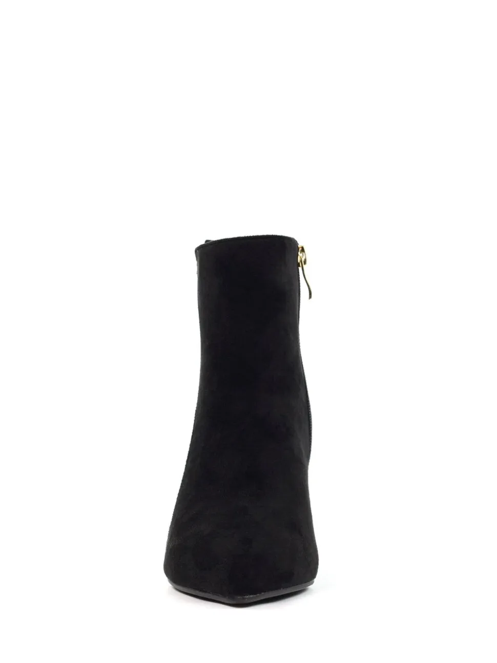 Lunar Black Sadie Heeled Ankle Boots