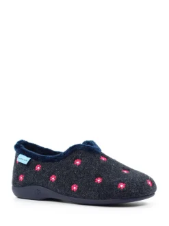 Lunar Blue Havana Full Slippers