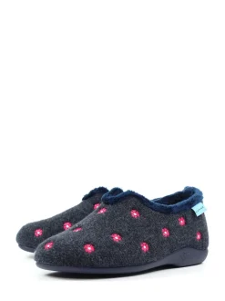 Lunar Blue Havana Full Slippers