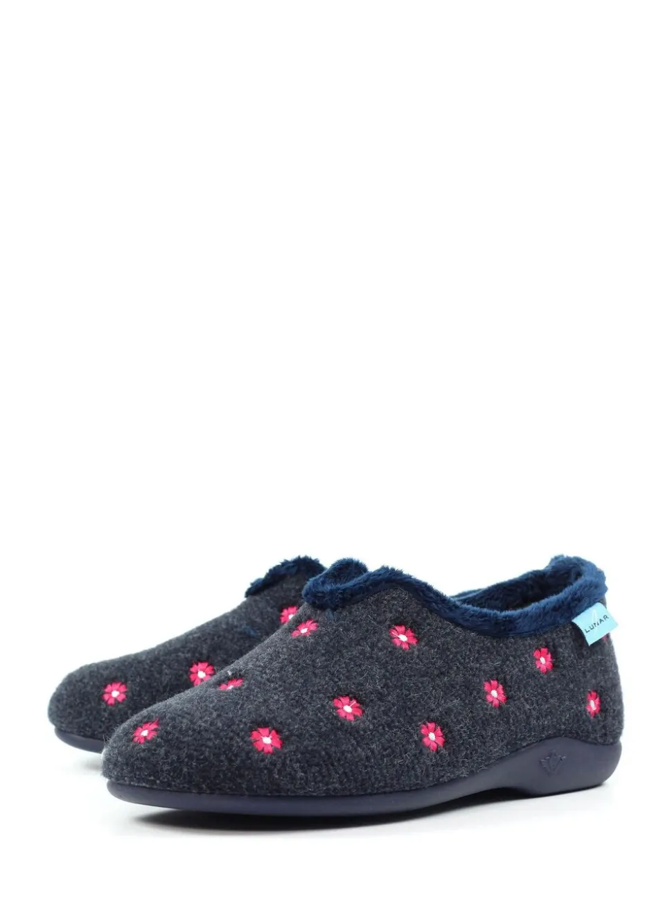 Lunar Blue Havana Full Slippers