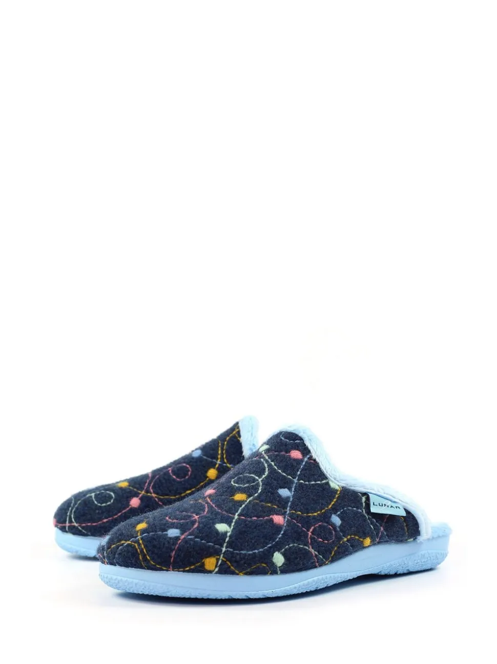 Lunar Blue Impulse Mule Slippers