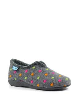 Lunar Grey Full Slippers