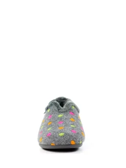 Lunar Grey Full Slippers