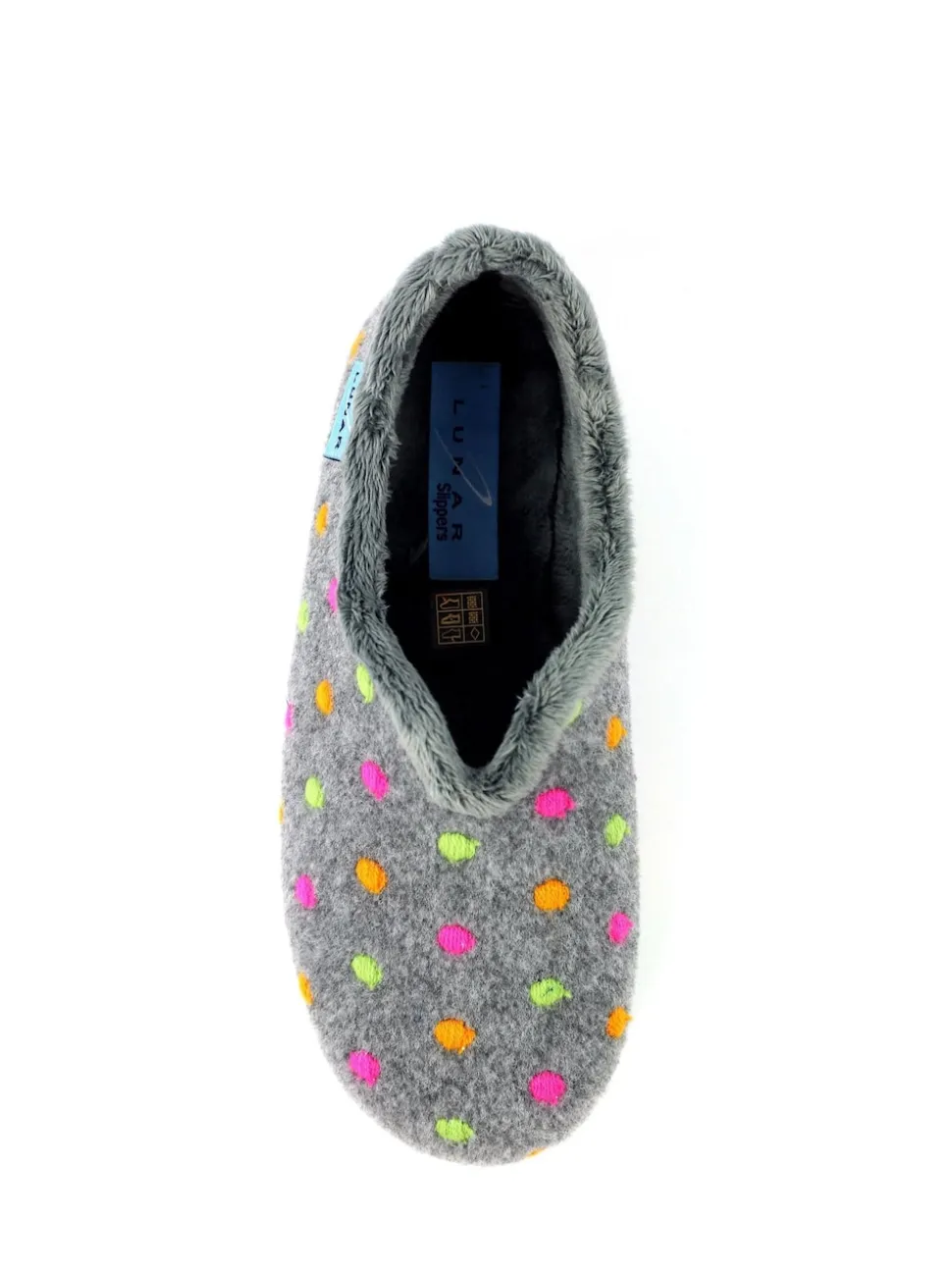 Lunar Grey Full Slippers