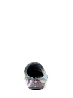 Lunar Grey Mule Slippers