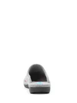 Lunar Grey Mule Slippers