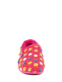 Lunar Pink Ladies Full Slippers