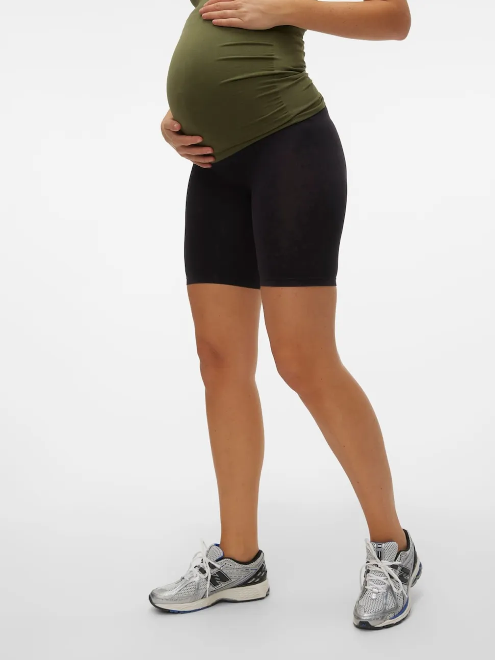 Mamalicious Black Maternity Seamless Leggings