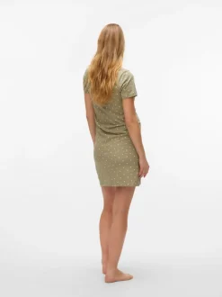 Mamalicious Green Maternity And Nursing Nightie