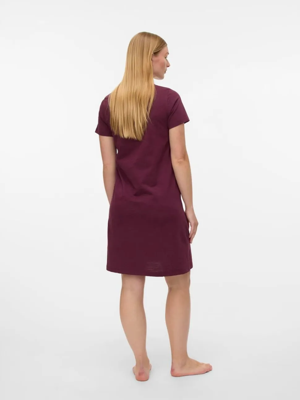 Mamalicious Purple Maternity And Nursing Nightie