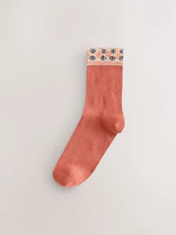 Marrakesh Mix Print Ankle Socks 5 Pack