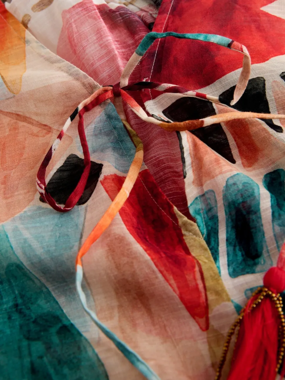 Marrrakesh Scene Print Maxi Kaftan
