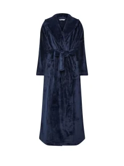 M&Co Blue Super Luxe Shawl Maxi Robe