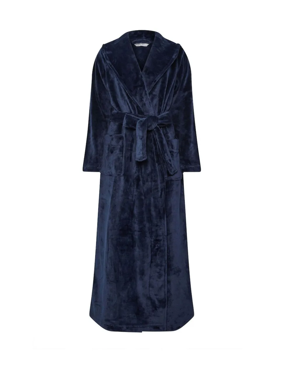 M&Co Blue Super Luxe Shawl Maxi Robe