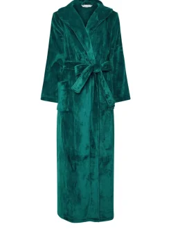 M&Co Green Super Luxe Shawl Maxi Robe