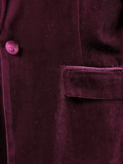 M&Co Red Velour Blazer