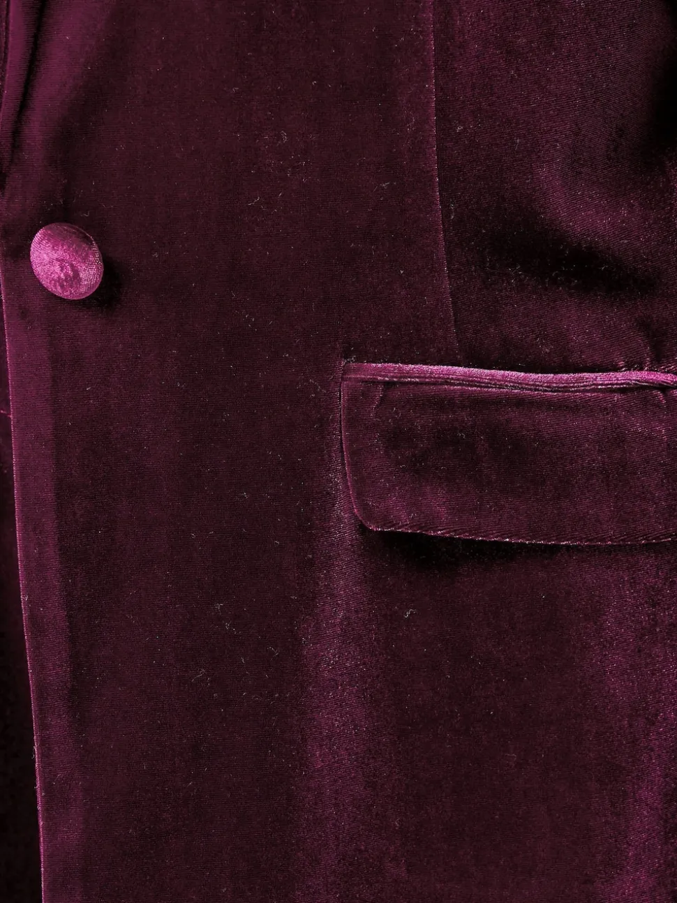 M&Co Red Velour Blazer