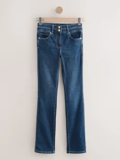 Mid Blue Denim Lift, Slim And Shape Bootcut Jeans