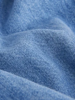 Mid Blue Oversize Denim Shirt