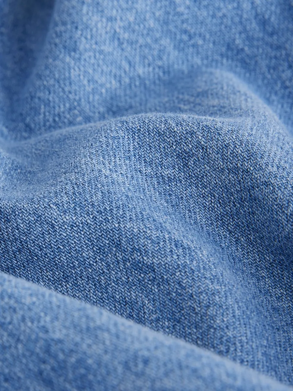 Mid Blue Oversize Denim Shirt