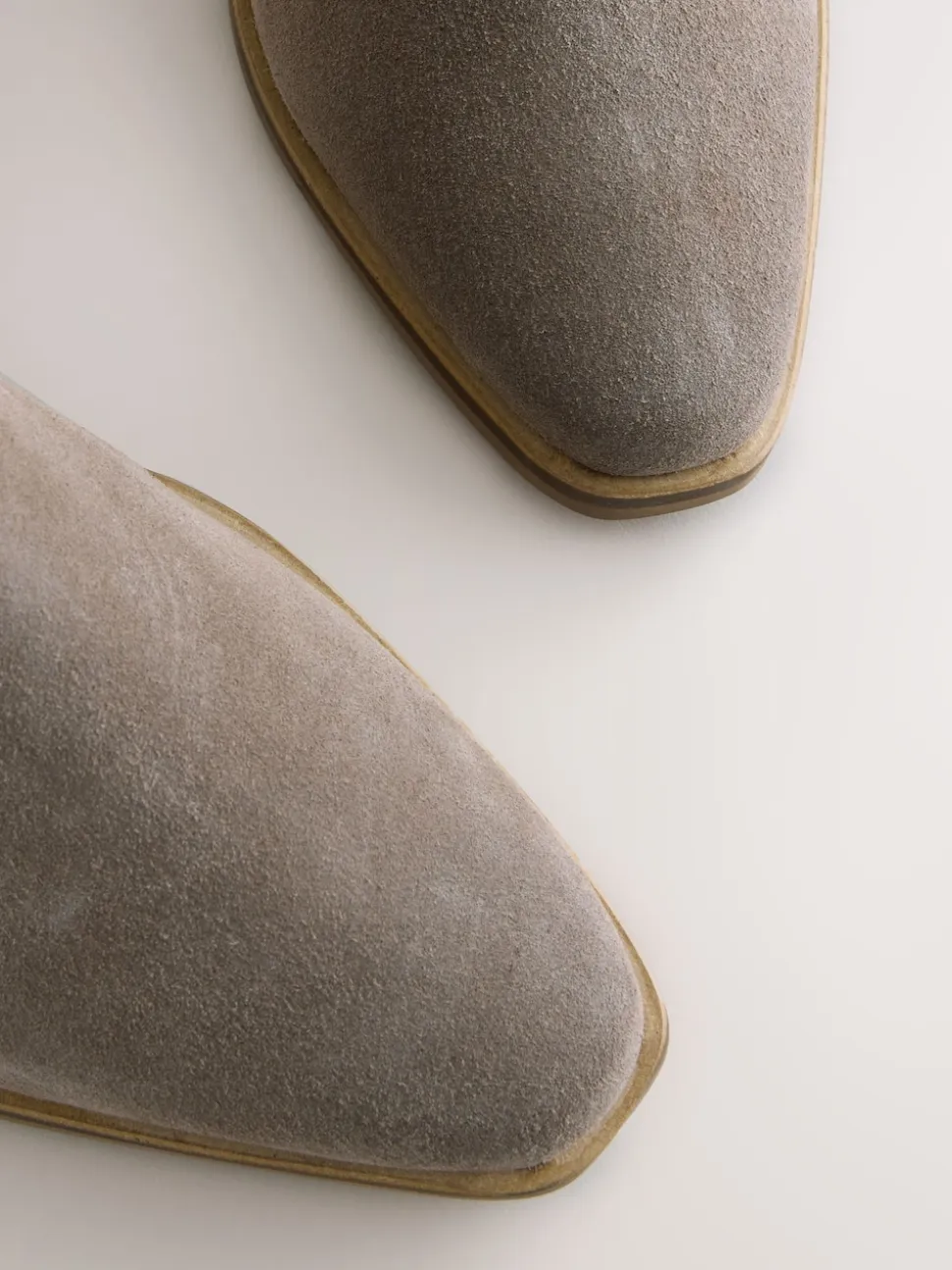 Mink Brown Standard/Wide Fit Cowboy Block Heel Ankle Boots