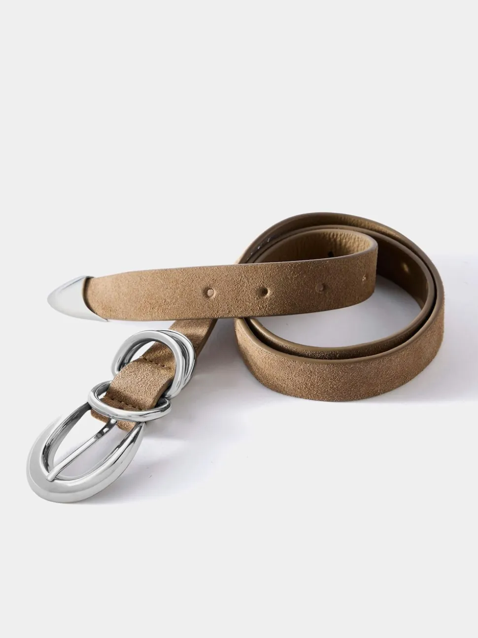 Mint Velvet Brown Buckle Belt