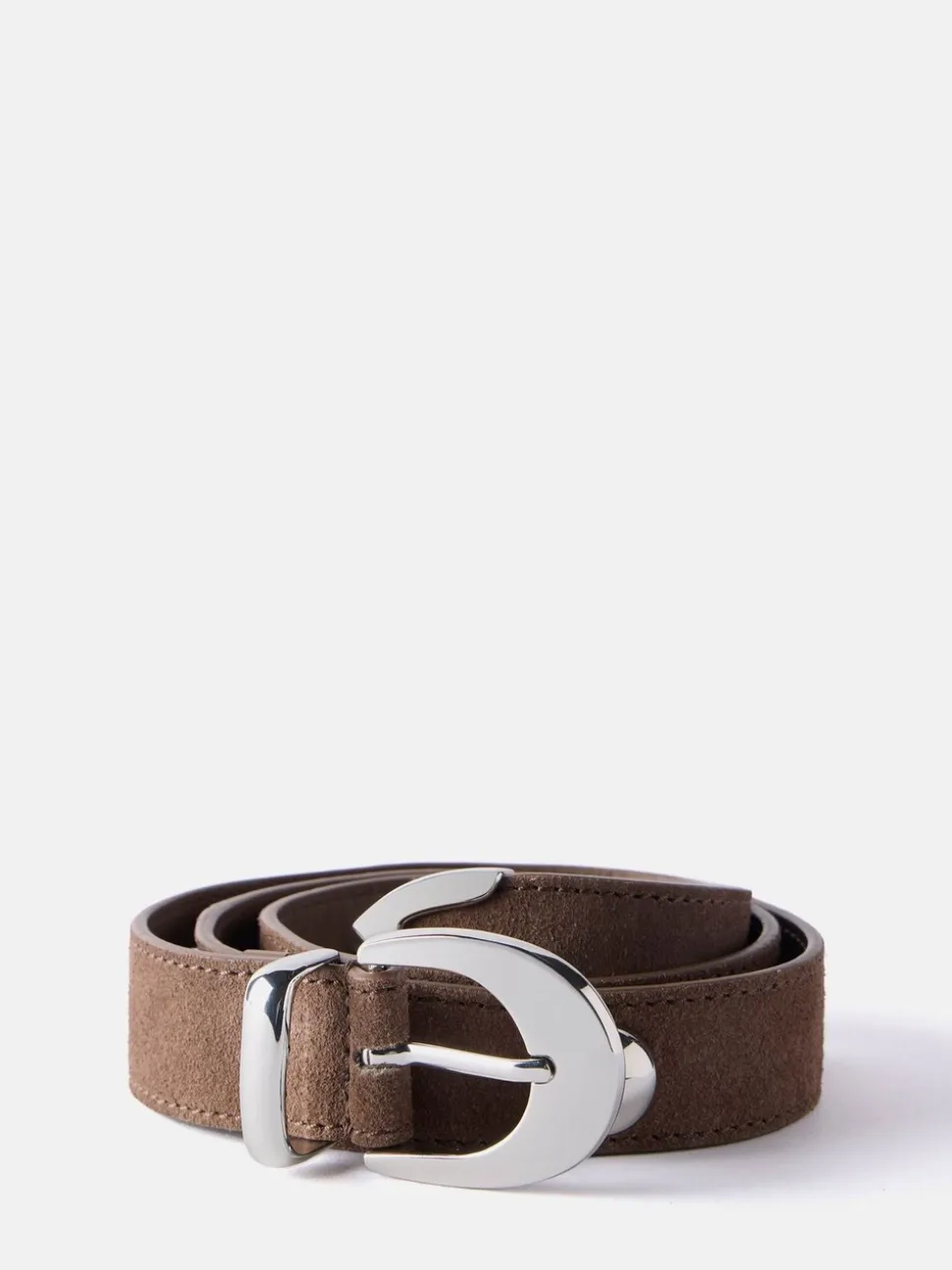 Mint Velvet Brown Statement Leather Belt