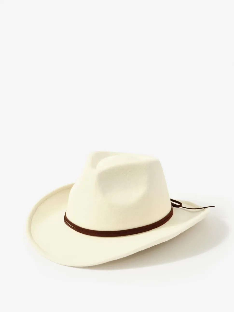 Mint Velvet Cream Cowboy Hat