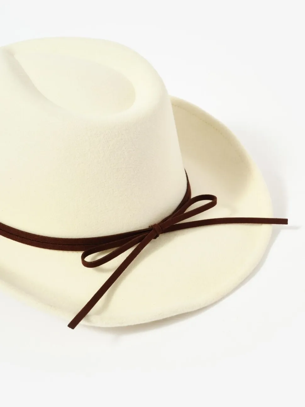 Mint Velvet Cream Cowboy Hat