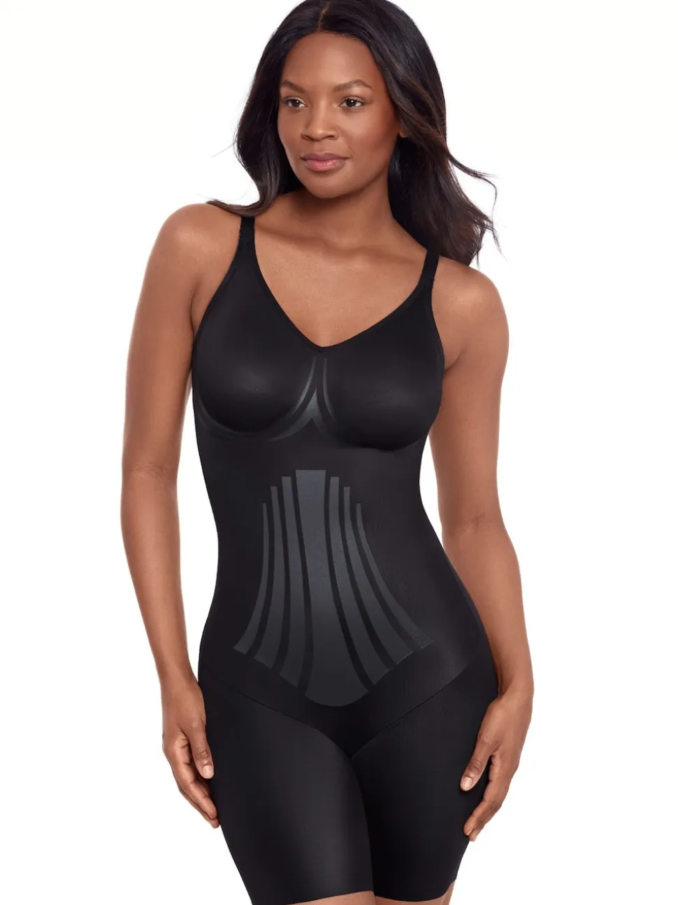Miraclesuit Modern Miracle Extra Firm Control Thigh Slimming Bodysuit with Lycra Fit Sense Technology