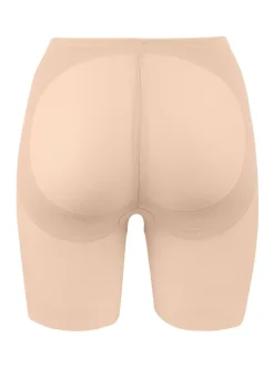Mirclesuit Tummy Control Boy Warm Beige Waistline Sheer Rear Lifting Shorts