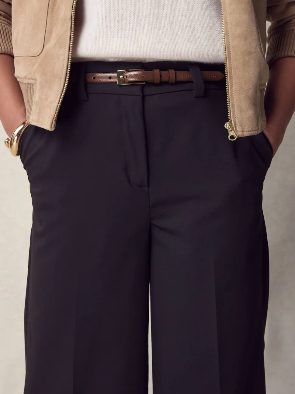 Mocha Brown N. Premium Skinny Made In Italy Leather Belt