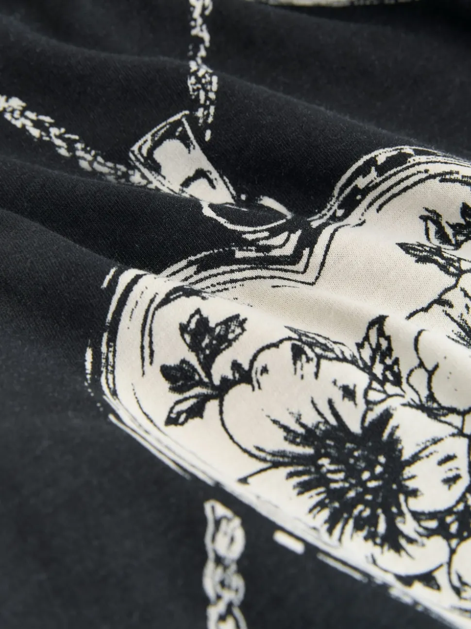 Monochrome Heart Short Sleeve Pyjamas