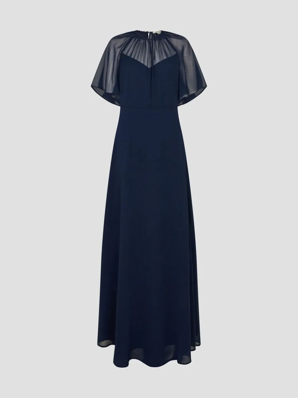Monsoon Blue Mona Angel Sleeve Maxi Dress