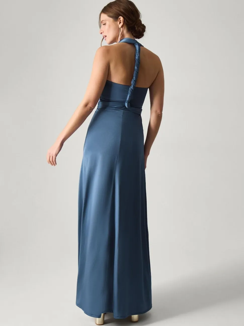 Monsoon Blue Thea Multiway Bridesmaid Dress