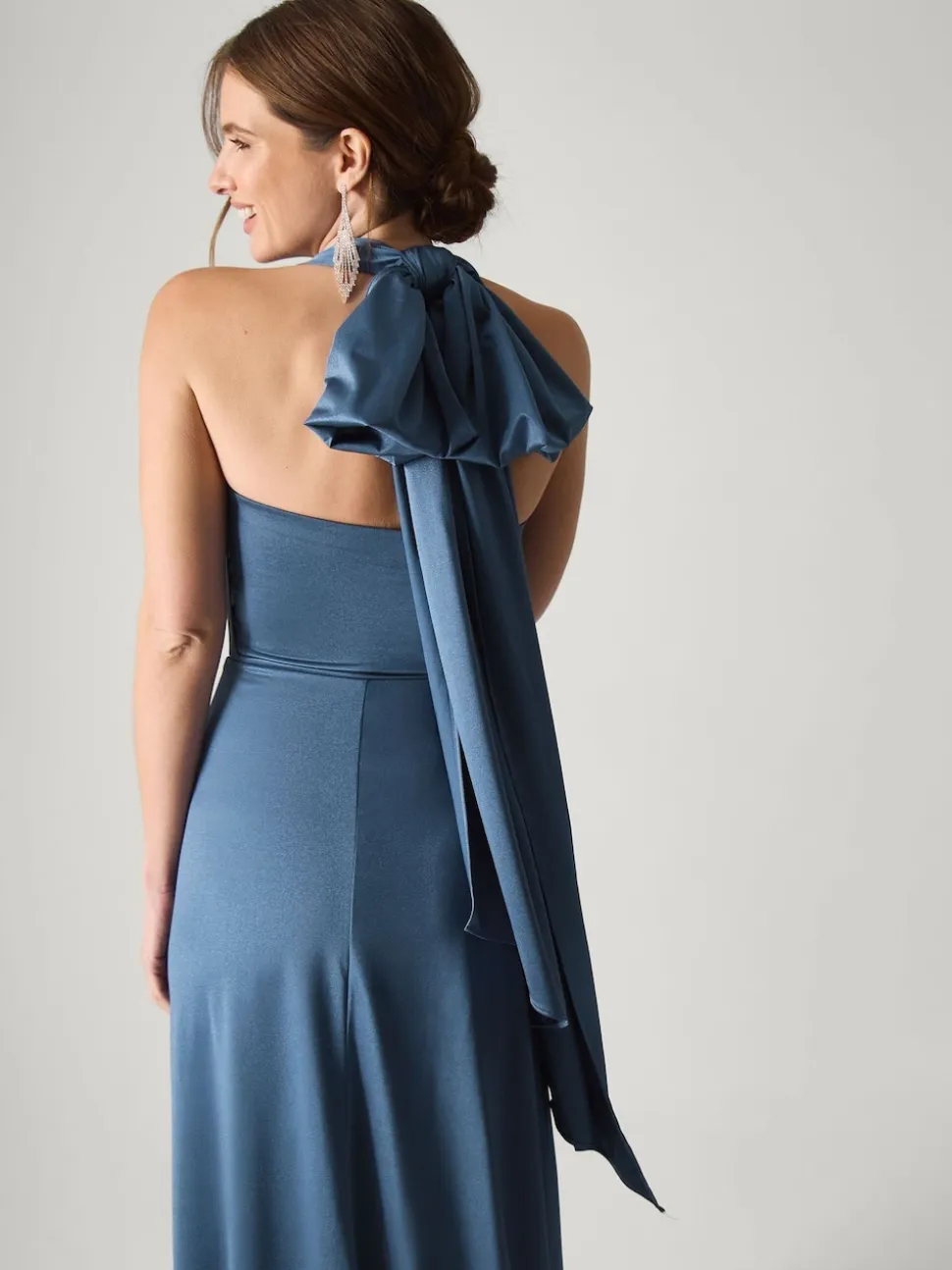 Monsoon Blue Thea Multiway Bridesmaid Dress