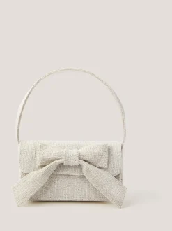 Monsoon Natural Ayla Beaded Bow Bag