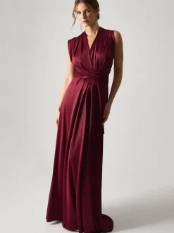 Monsoon Red Thea Multiway Bridesmaid Dress
