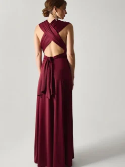 Monsoon Red Thea Multiway Bridesmaid Dress